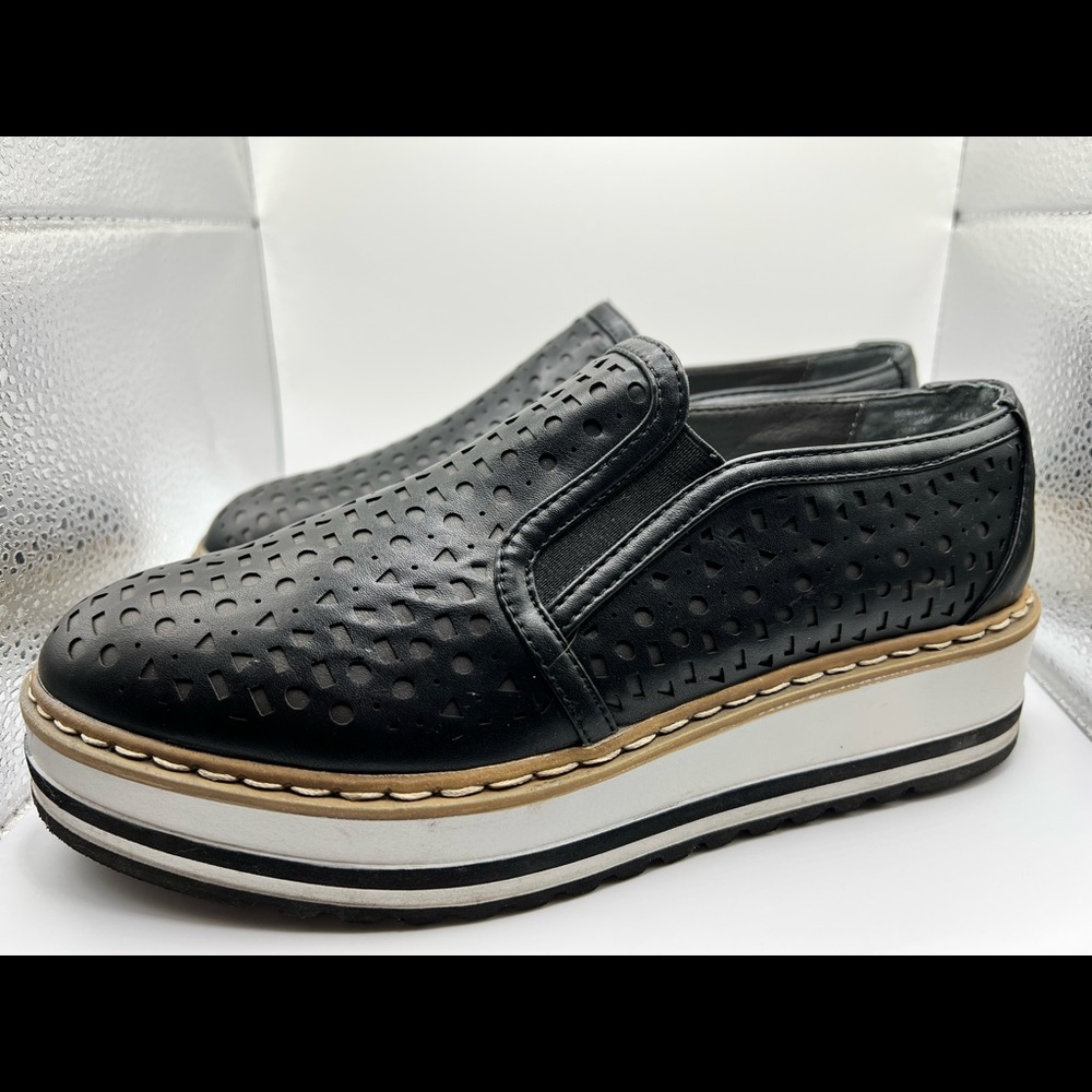 Seven Dials Platform Shoes Black Size 7.5